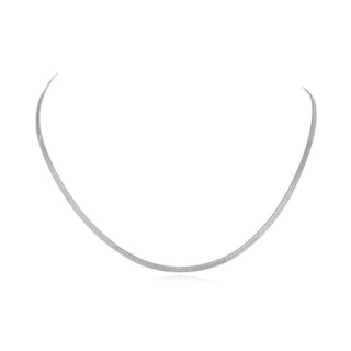 MEILIS YOUTH SNAKE CHAIN ​​NECKLACE SILVER 1.5mm