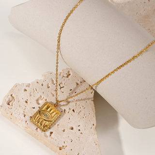 EXPLORE SQUARE NECKLACE GOLD