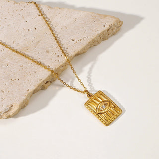 EXPLORE SQUARE NECKLACE GOLD