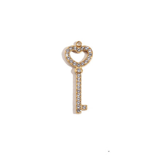 DIAMOND KEY PENDANT CHARM