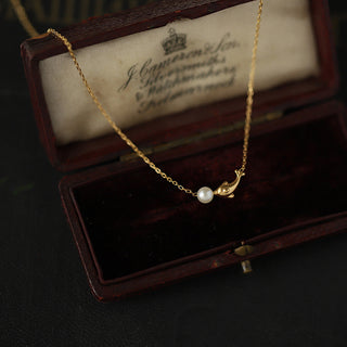 DOLPHIN NECKLACE GOLD