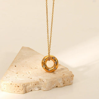 DONUT NECKLACE GOLD