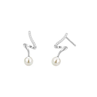 FANCY PEARL EARRINGS S925 SILVER