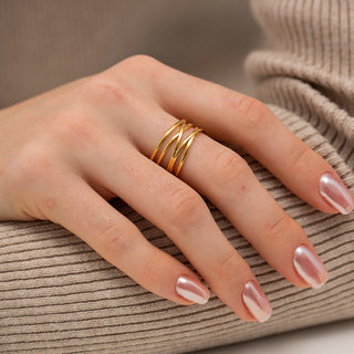 KAMA STACKING RING GOLD