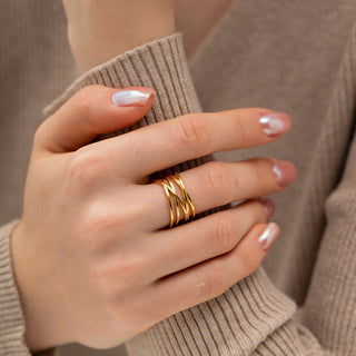 KAMA STACKING RING GOLD