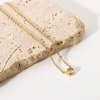 THE ONE DIAMOND NECKLACE GOLD