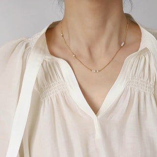 BASIC TIMELESS PEARL KETTE