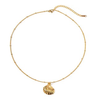 SEASHELL NECKLACE GOLD