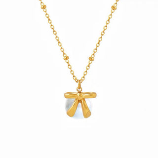 bowknot-pearl-halskette-gold