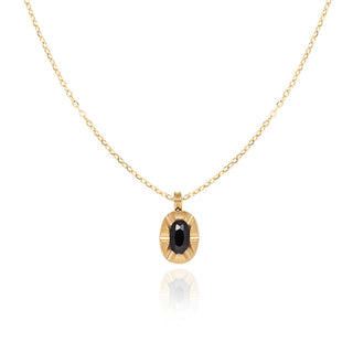 black-stone-halskette-gold