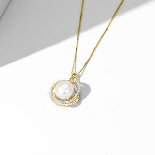 SHINE PEARL NECKLACE GOLD